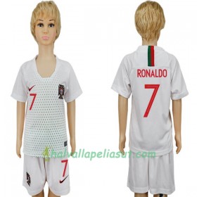 Jalkapallo Pelipaidat Portugali RONALDO 7 Lasten World Cup 2018 Vieraspaita